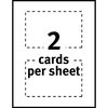 Avery Cards, Post, Inkjet, 4X6, We, 50 100PK AVE8386